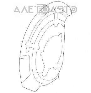 Capacul discului de frână față stânga Jeep Cherokee KL 19-22