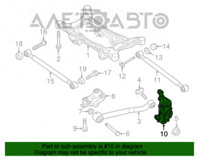 Capac spate stânga Jeep Compass 17- awd aluminiu