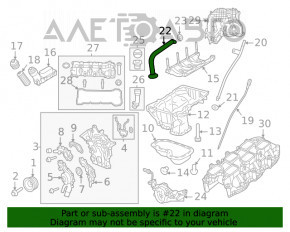 Receptor de ulei Jeep Grand Cherokee WK2 16- 3.6