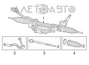 Рулевой наконечник правый Jeep Grand Cherokee WK2 16-22