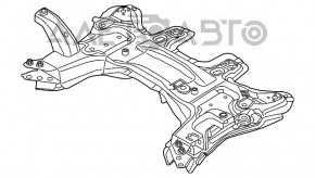 Bara de protecție față pentru Jeep Compass 17-21