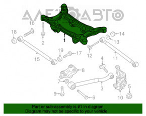 Bara spate pentru Jeep Compass 17- awd