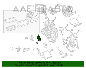 Actuatorul motorului care acționează ventilatorul de încălzire pentru Jeep Compass 17- 113800-4211