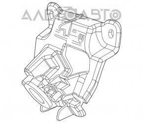 Suport pentru camera de vizionare spate Jeep Cherokee KL 19-