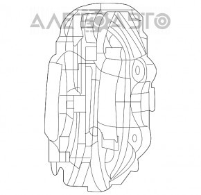 Suport spate dreapta pentru Jeep Grand Cherokee WK2 18-21 Brembo, pentru jante de 20 de inch.