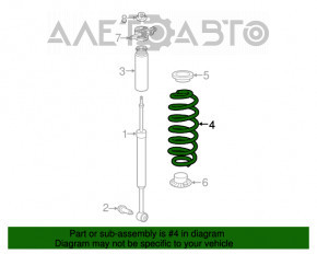 Arc spate stânga Jeep Cherokee KL 19-20 FWD