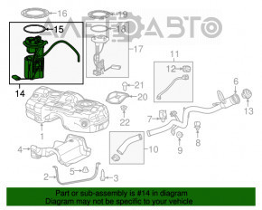 Топливный насос бензонасос Jeep Cherokee KL 19-20 2.4 FWD