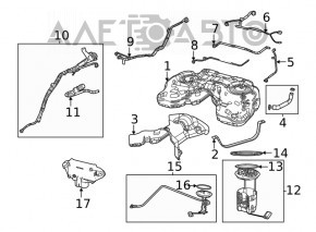 Controlul pompei de combustibil, releul pompei de combustibil Jeep Cherokee KL 14-