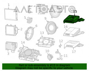 Amplificatorul Jeep Grand Cherokee WK2 16- Harman Kardon