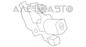 Motorul geamului electric din față stânga pentru Ford Focus mk3 11-18, cu 2 pini.