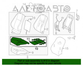 Scaun șofer Lexus IS 14-20 cu airbag, electric, piele gri, piele uzată, nevoie de curățare