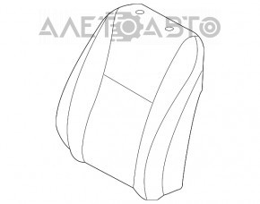 Scaun de pasager Toyota Prius 2004-2009 fără airbag, manual, material textil bej, necesită curățare.