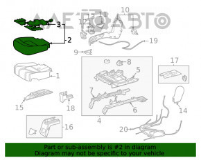 Rândul din spate al celui de-al doilea rând, dreapta, Toyota Highlander 20-22, piele gri.