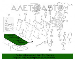 Rândul din spate al scaunelor, al doilea rând Lexus NX300 NX300h 18-19 negru, cu reglare electrică