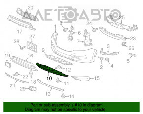 Protecție pentru bara de protecție față Honda Accord 16-17, nouă, originală OEM