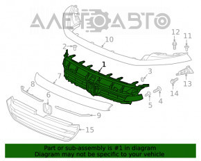 Grila radiatorului de bază Honda Insight 19-22