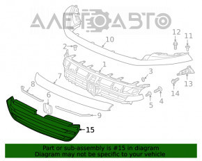 Решетка радиатора grill Honda Insight 19-22 в сборе с эмблемой