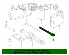 Ручка домкрата BMW X1 F48 16-18 трещетка новый OEM оригинал