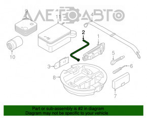 Cheie cheie balon BMW 5 G30 17-23 nou OEM original