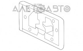 Площадка переднего номера Honda Accord 16-17 рест, hybrid, ОЕМ,