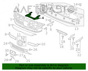 Suport grilaj radiator Honda Clarity 18-21 SUA