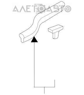 Garnitura capota dreapta Honda Clarity 18-21 usa pentru admisie aer nou original OEM