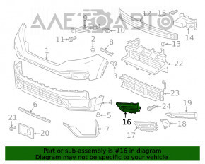 Capacul de protecție pentru farul de ceață stânga Honda CRV 20-22 LX