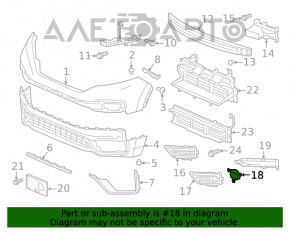 Кронштейн птф левый Honda CRV 20-22