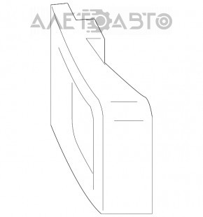 Absorbantul de bara fata dreapta pentru Honda Insight 19-22