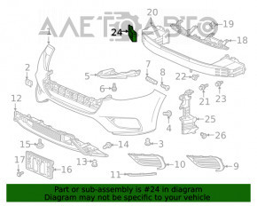 Absorbantul de bara fata dreapta pentru Honda Insight 19-22