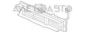 Jaluzele deflectorului radiatorului Honda CRV 20-22 asamblate în partea de jos.