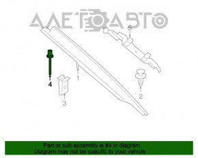 Capota dreapta a capotei BMW X3 F25 11-17 noua OEM originală