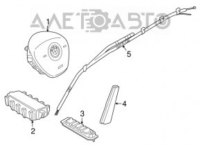 Perna de aerbag lateral dreapta pentru BMW X1 F48 16-22