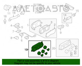 Управление климат-контролем Subaru Forester 14-18 SJ manual слом креп