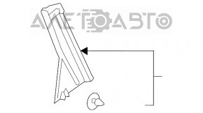 Capac usa spate stanga a usii laterale Honda Clarity 18-21 SUA