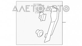 Capac usa interioara spate dreapta Honda HR-V 16-22