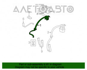 Centura de siguranță spate stânga pentru Toyota Camry v40, culoare bej, trebuie curățată chimic