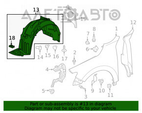 Bara de protecție față dreapta Honda Insight 19-22