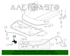 Замок капота Honda Insight 19-22