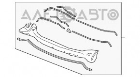 Grila stergatoarelor din plastic pentru Honda Clarity 18-21 SUA