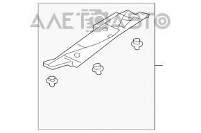 Garnitură capotă-aripa stânga Honda Clarity 18-21 usa nou original OEM