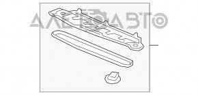 Placa de protecție metalică pentru ștergătoarele de parbriz Honda Clarity 18-21 SUA