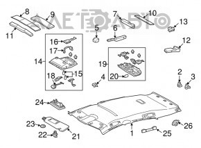 Capota stângă Lexus RX350 RX450h 10-15 gri