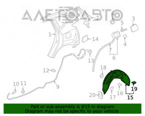 Aripa spate dreapta Honda CRV 17-22 sub R18