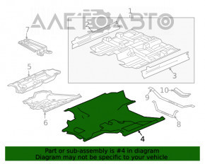 Protecție pentru podea Honda CRV 17-19 FWD