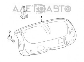 Mâner capac portbagaj Lexus GS300 GS350 GS430 GS450h 06-11 intern