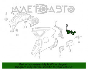 Blocare capac rezervor combustibil Honda Clarity 18-21 SUA