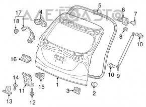 Blocare portbagaj Honda HR-V 16-22