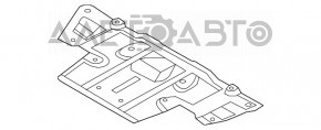 Protecție motor spate Nissan Leaf 11-12; 18-19