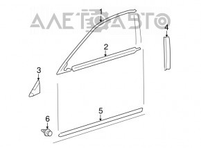 Capac usa inferioara fata stanga Lexus ES350 07-09 crom